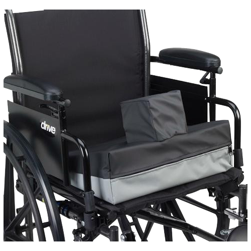 Drive Wheelchair Pommel Wedge Cushion with Stretch Cover by DRIVE