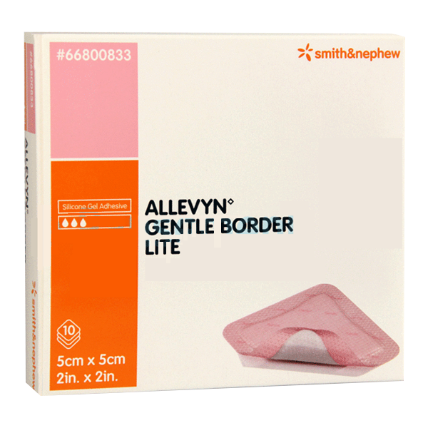 Smith & Nephew Allevyn Classic Gentle Border Lite Hydrocellular Foam