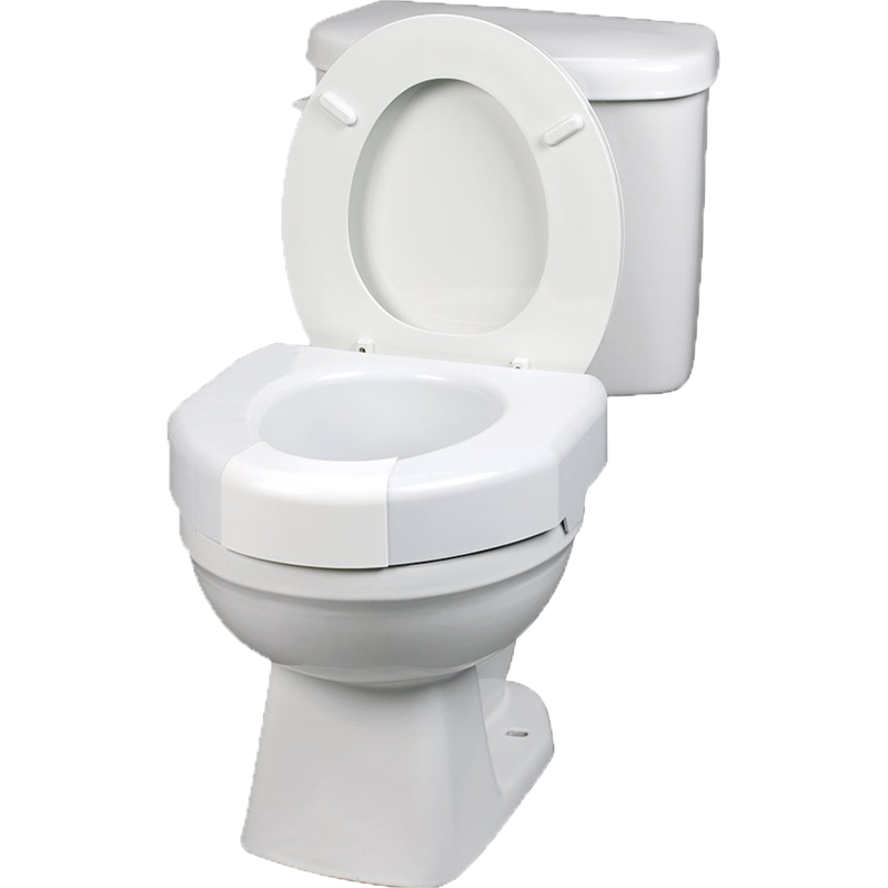 Maddak Basic Open Front Elevated Toilet Seat by MADDAK, INC. Health