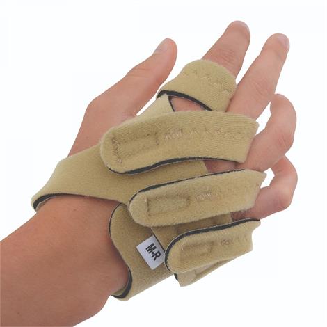 Rolyan Hand Based In-Line Splint,Left,Medium,Wrist Circumference: 6-1/2" to 7-1/2" (16.6cm to 19.1cm),Each,A679115
