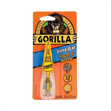 Gorilla Glue Super Glue,0.35 Oz, Dries Clear,Each,GOR7500101