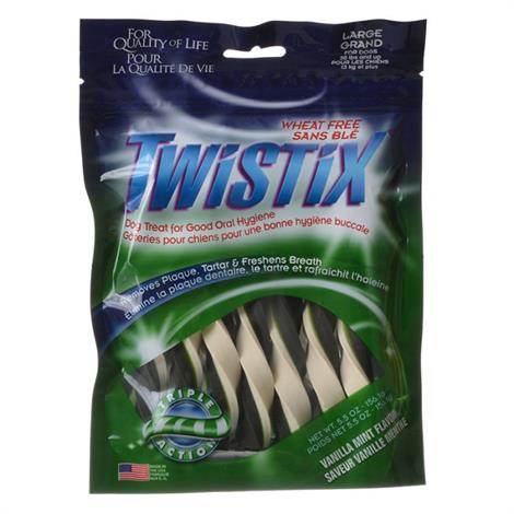 Twistix Wheat Free Dental Dog Treats - Vanilla Mint Flavor,Small - For Dogs 10-30 Lbs - (5.5 Oz),Each,200694