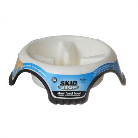 JW Skid Stop Slow Feed Bowl,Jumbo - 13" Wide x 3.75" High (10 cups),Each,63242