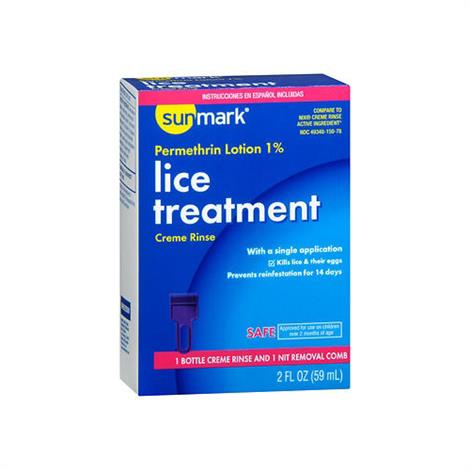 McKesson Sunmark Lice Treatment Kit,2oz,Each,49348015078