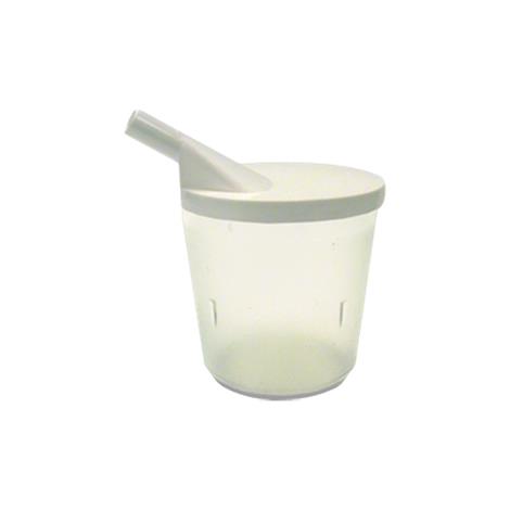 Clear Dysphagia Cup With Snorkel Lid,8oz,Cup,Each,1123