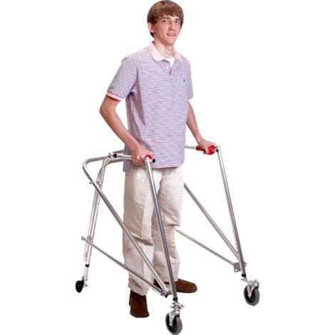 Kaye Posture Control Four Wheel Large Walker With Installed Silent Rear Wheel,0,Each,W5CRX