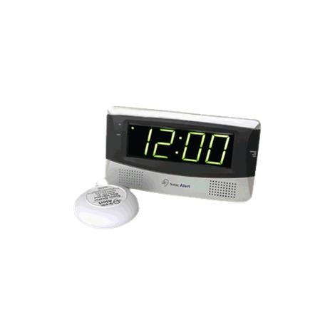 Sonic Boom AM or FM Radio and Alarm Clock with Super Shaker,9"W x 2"D x 5"H,Each,SBR350ss