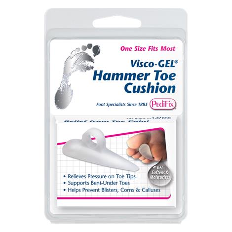 PediFix Visco-Gel Hammer Toe Cushion,Universal,One Size Fits Most,24/Case,P53-U