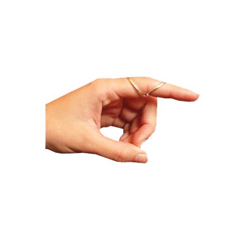 Siris Swan Neck Finger Splint,Size 8,Each,81623545