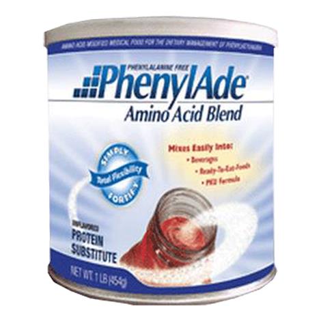 Applied PhenylAde Amino Acid Blend Drink Mix,Unflavored,1lb (454gm) Can,4/Pack,9500