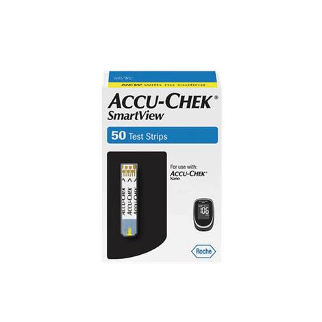 Roche Accu-Chek SmartView Test Strips,Test Strips,50/Pack,6337538001