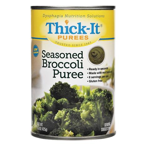 Kent Thick-It Seasoned Broccoli Puree,15oz,12/Case,H319-F8800