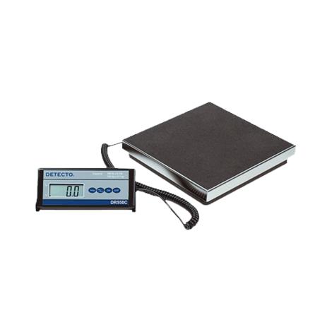 Detecto Stainless Steel Portable Floor Scale,Stainless Steel Portable Floor Scale,Each,DR550C