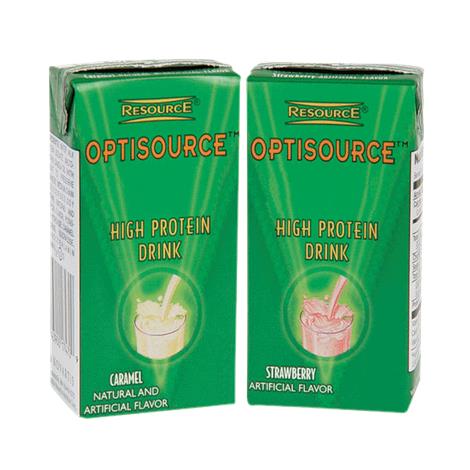 Nestle Optisource High Drink,Strawberry,8fl oz Carton,27/Case,17481000