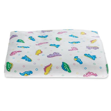 Medline Kuddle Up Flannel Dino Print Blankets,Candystripe,36" x 36",72/Case,MDTPB3C36STR
