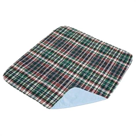 Essential Medical Quik-Sorb Plaid Quilted Polyester Underpad,Bed/Sofa Pad,24"W x 36"L,12/Case,C2011B