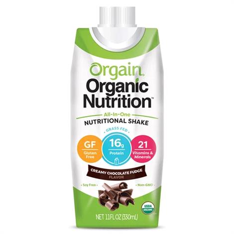 Orgain Organic All-in-Oneal Shake,Sweet Vanilla Bean,11 fl oz,4/Pack,860547000006