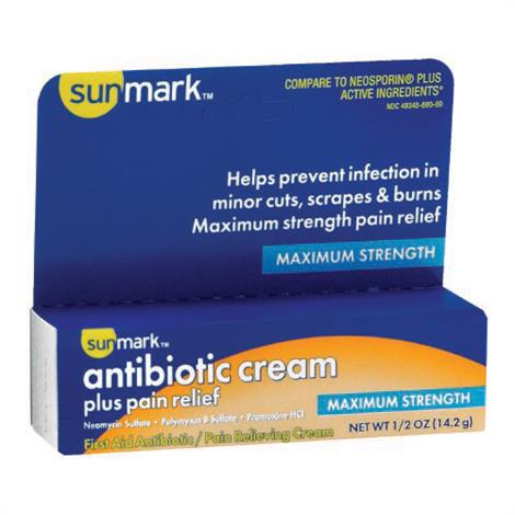 Mckesson Sunmark First Aid With Pain Relief,1oz Tube,Each,1982552