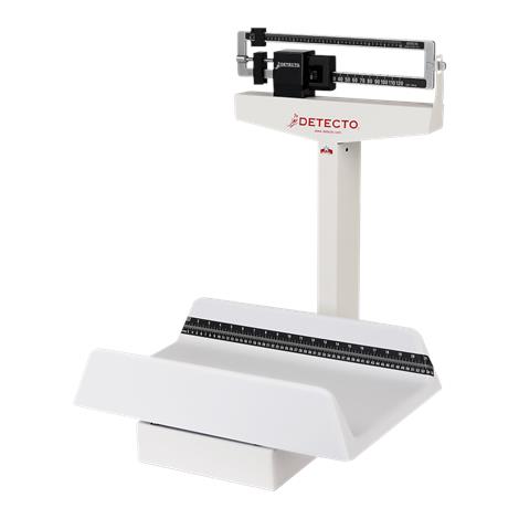 Detecto Mechanical Pediatric Scale,Weighbeam,Tray,Capacity: 65 kg x 20 g,Each,451