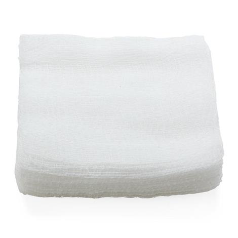 Medline Cotton Woven Sterile 10s Gauze Sponges,4" x 4" (10.2cm x 10.2cm),16-Ply,1280/Case,NON21428