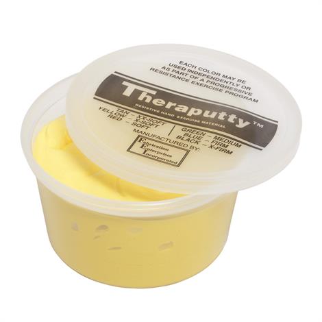 CanDo Theraputty Hand Exercise Material,5lb,Yellow,X-Soft,Each,#10-0923