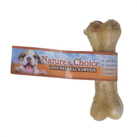 Loving Natures Choice 100% Natural Rawhide Pressed Bones,10" Long (1 Bone),Each,4710