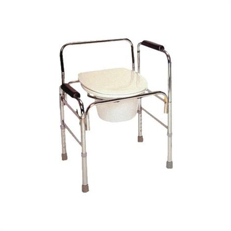 Rose Healthcare Drop Arm Steel Commode,Commode,Each,1024
