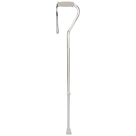 Essential Medical Endurance Offset Handle Cane,Black,Each,W1340BL