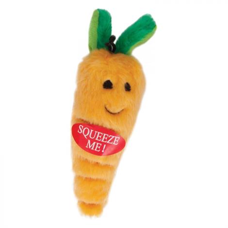 Booda Soft Bite Carrot Dog Toy,Medium - 9" Long,Each,7528