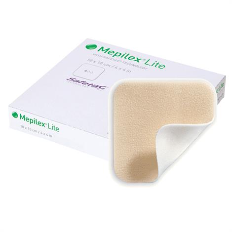 Molnlycke Mepilex Lite Thin Foam Dressing,8" X 20" (20cm x 50cm),4/Pack,284599