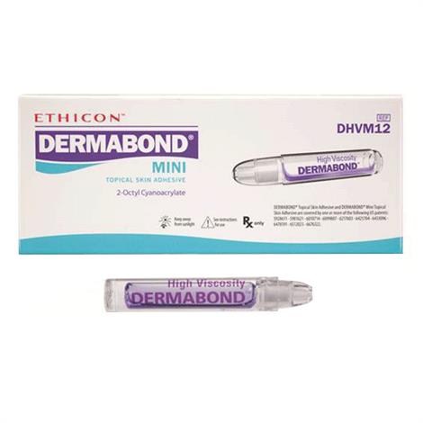 Ethicon Dermabond Mini Topical Skin Adhesive,Adhesive Volume: 0.36ml,Each,ETHDHVM12H