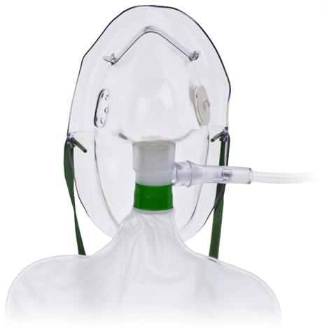 Hudson RCI Adult High Concentration Oxygen Mask,With 7ft Star Lumen Tubing and 750ml Reservoir Bag,50/Case,1009