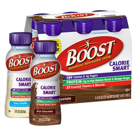 Nestle Boost Calorie Smartal Drink,Chocolate,8 oz,Each,41679477137