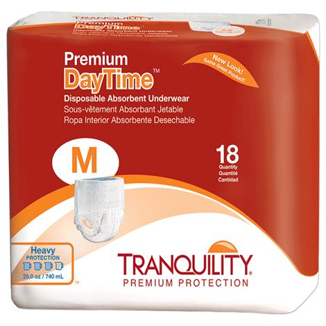 Tranquility Premium DayTime Disposable Absorbent Underwear,X-Large,56/Case,2107