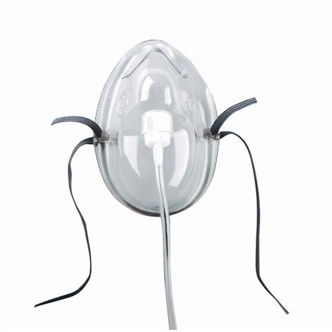 Hudson RCI Medium Concentration Oxygen Mask,Pediatric,Elongated,50/Case,1042