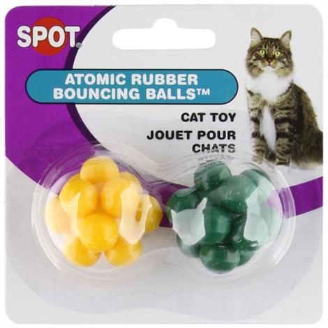 Spot Spotnips Atomic Bouncing Balls Cat Toys,2 Pack,2/pack,2016