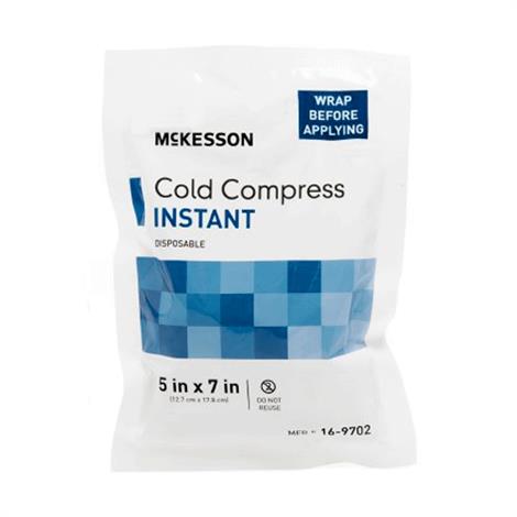 McKesson Instant Cold Compress Pack,5 Inch X 7 Inch (12.5 cm X 17.5 cm),24/Case,16-9702