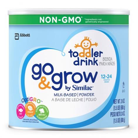 Abbott Similac Go and Grow Milk Based Toddler Drink,24 oz,Each,64782