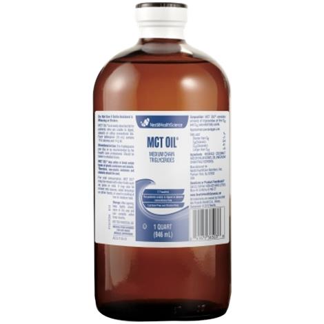 Nestle MCT Oil,Unflavored,32oz,Glass Bottle,6/Pack,3651300