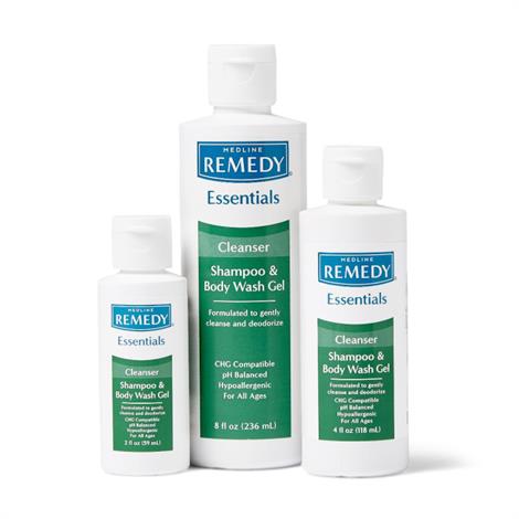 Remedy Essentials Shampoo and Body Wash Gel,1gal,4/Case,MSC092SBW128