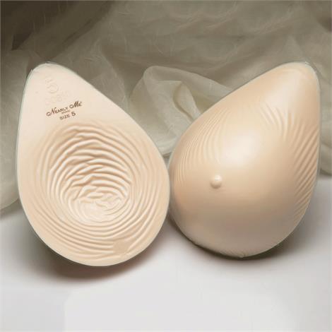 Nearly Me 875  Basic Extra Lightweight Tapered Oval Breast Form,Size 13,Beige,Each,875