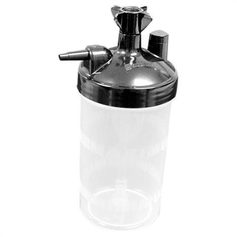Salter Disposable Bubble Humidifier With Safety Pop Off Alarm,With 6 PSI Safety Pop-off Alarm,Black Lid,Each,7600-0