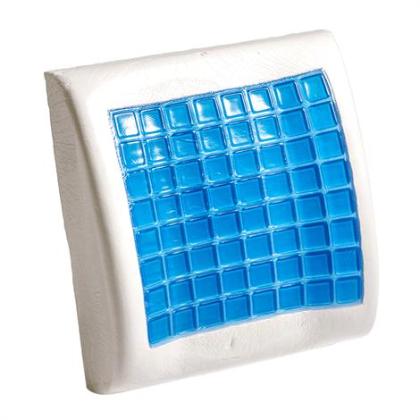 Hermell Softeze Cooling Gel Lumbar Cushion,Navy,14.5"L x 14.5"W x 5"D,Each,LC2295