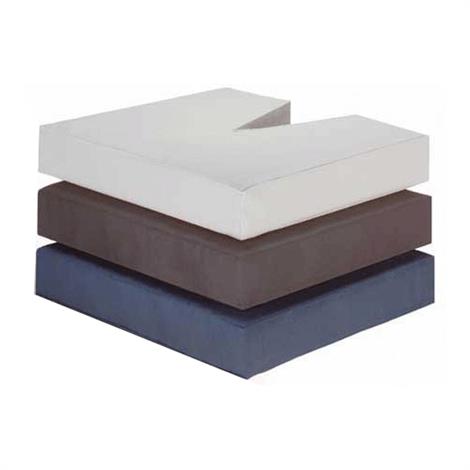 Complete Medical Foam Coccyx Cushion,Plaid,16" x 18" x 3",Each,WC4505