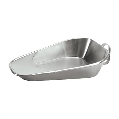 Graham-Field Fracture Bed Pan,12-1/2" x 9-1/4",Front: 3",Back: 1",Each,3229