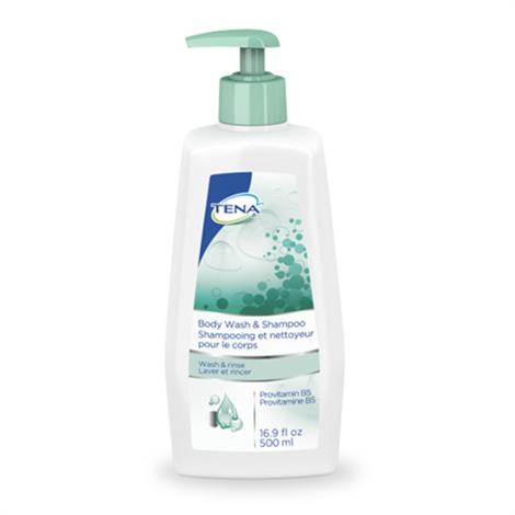 TENA Body Wash and Shampoo,0.17 oz,Scent Free,500/case,64333
