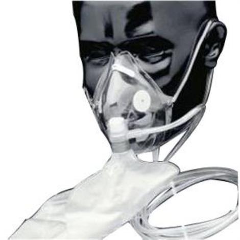 Salter Labs Elongated High Concentration Non-Rebreathing Mask with Elastic Strap,7Ft Safety Tube,Each,8130TG-7-50