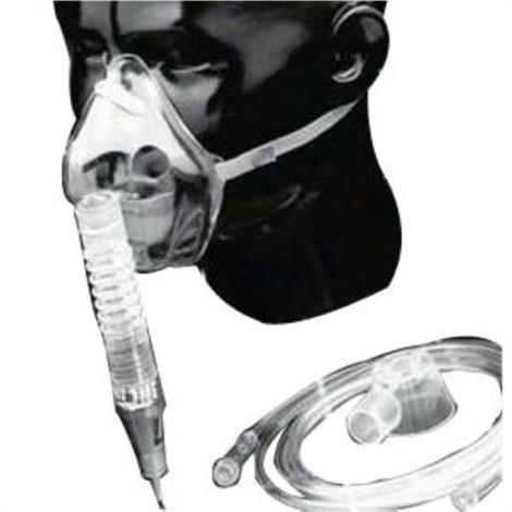 Salter Labs Percent-O2-Lock Air Entrainment System Transparent with Humidity Cup,7Ft Oxygen Supply Tube and Mask,Each,8150-7-50