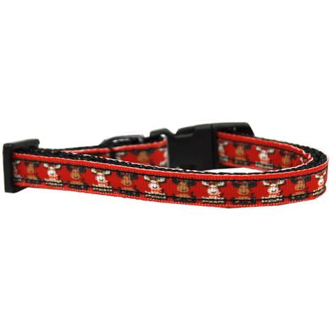 Mirage Reindeer Nylon Ribbon Dog Collar,Medium,Each,125-038 MD
