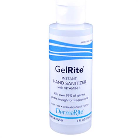 DermaRite GelRite Instant Hand Sanitizer,4oz,Each,104